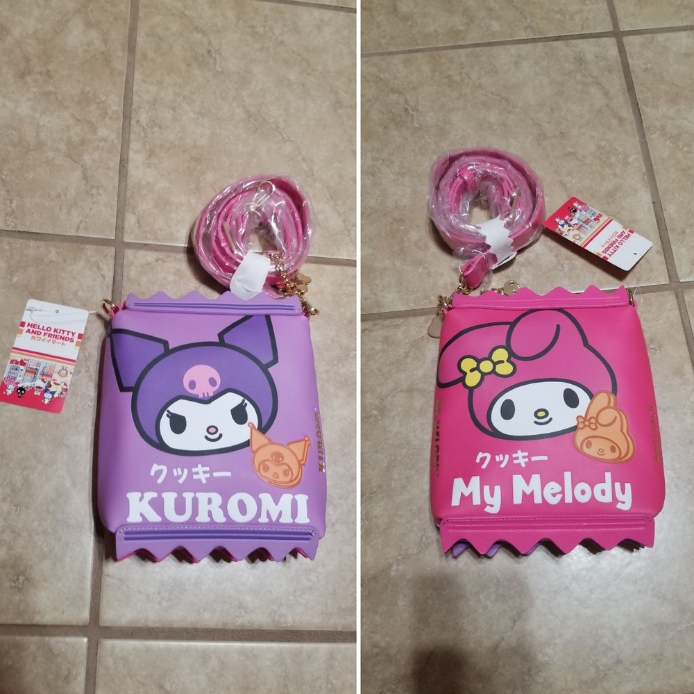 Sanrio My Melody & Kuromi Chip Bag Figural Crossbody Bag